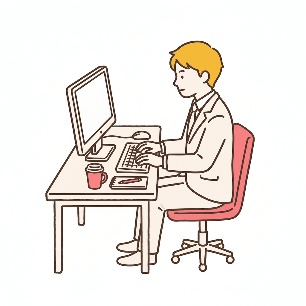 就労支援のイラスト